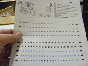 Printer Setup Sheet